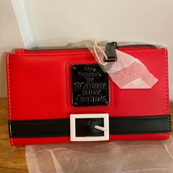 *sold*Loungefly Disney NBC Nightmare Before Christmas Santa Jack Face Wallet - Picture 2 of 5